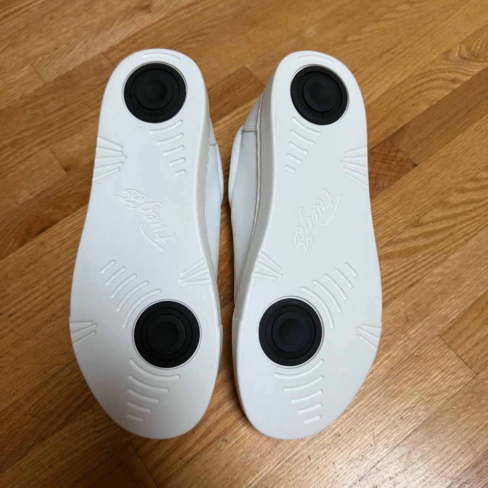 Fuego White Low Top Dance Sneakers - Picture 8 of 10